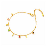 Celeste Infinity Gem Anklet