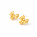 Aurora Fold Bow Stud Earrings