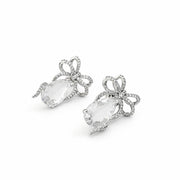 Crystal Grace Bow Earrings