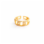 Linked Glow Adjustable Ring