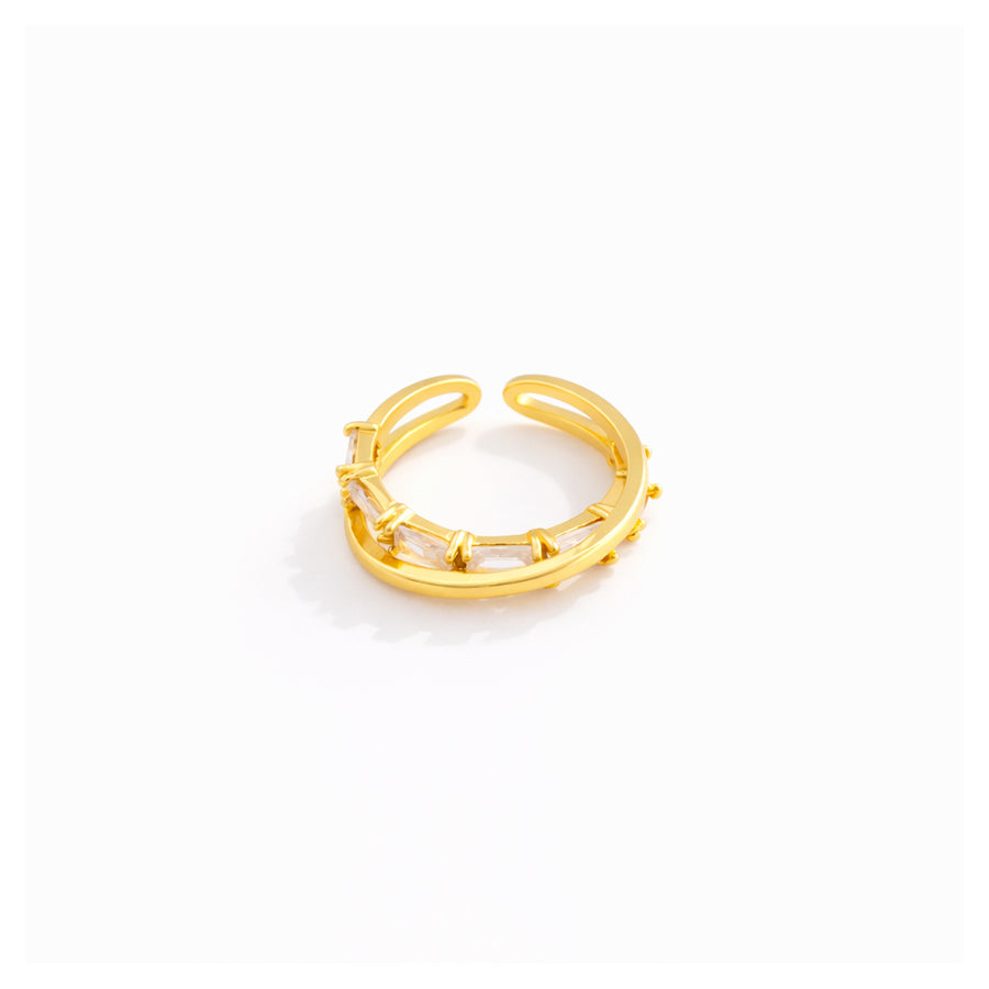 Linked Halo Adjustable Ring