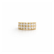 Luxe Crystal Row Ring