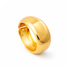 Linea Textured Gold Cuff Bangle