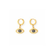 Golden Evil Eye Ear set Earrings