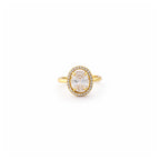 Twilight Loop Crystal Open Ring