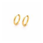 Sleek Luna Thin Huggie Hoops