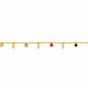 Celeste Infinity Gem Anklet