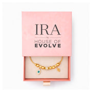 Golden evil eye charm Bracelet