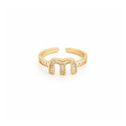 Aurora Arch Crystal Ring