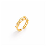 Linked Halo Adjustable Ring