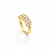 Luxe Crystal Row Ring