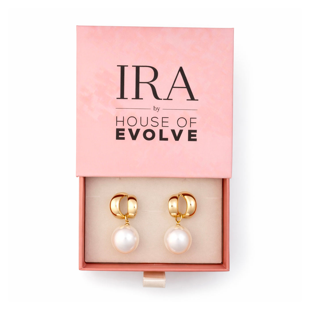 Celeste Gold Pearl Drops