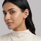 adjustable sterling silver starfish earcuff