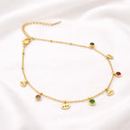 Aurelia Evil Eye Charm Anklet