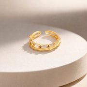 Linked Halo Adjustable Ring