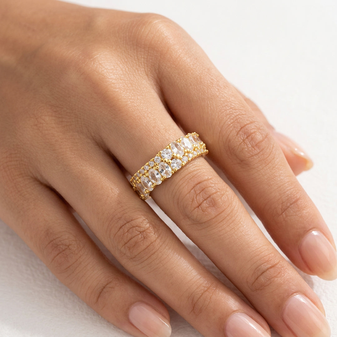 Celeste Spark Band Ring