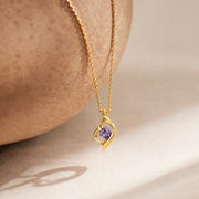 Midnight Swirl Blue Stone Pendant