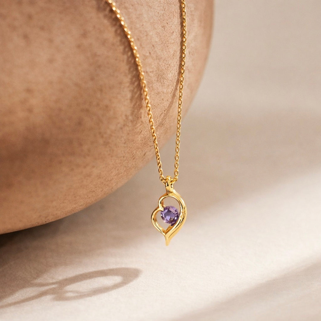 Midnight Swirl Blue Stone Pendant