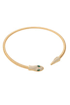 Emerald Eye Serpent Choker