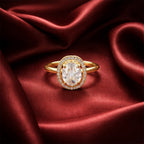 Twilight Loop Crystal Open Ring