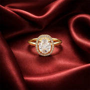 Twilight Loop Crystal Open Ring