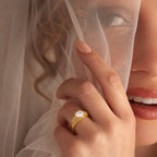 Regal Solitaire Adjustable Ring