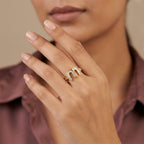 Aurora Arch Crystal Ring