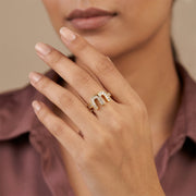 Aurora Arch Crystal Ring