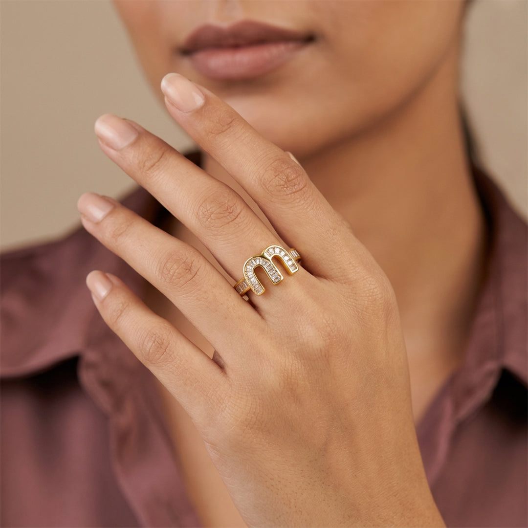 Aurora Arch Crystal Ring