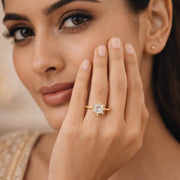 Classic Solitaire Adjustable Ring