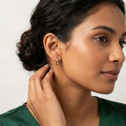 Sleek Luna Thin Huggie Hoops