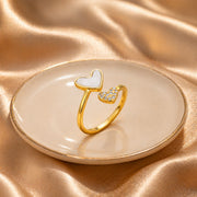 Eternal Love Double Heart Ring