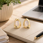 Luna Halo Abstract Earrings