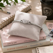 Celeste Silver Bangle