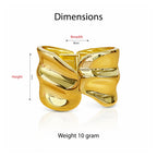 Bold Wave Bangle