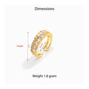 Celeste Spark Band Ring