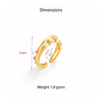 Linked Halo Adjustable Ring