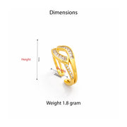 Eternal Curve Spark Ring