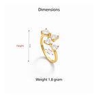 Twin Bow Adjustable Ring