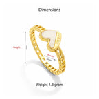 Aurielle Heart Halo Ring