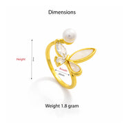 Polished Open-End Gold Ring