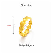 Astral Charm heart shape ring