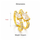 Dual Gleam Adjustable Ring