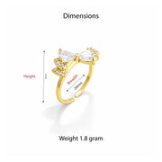 Aurora Bow Adjustable Ring