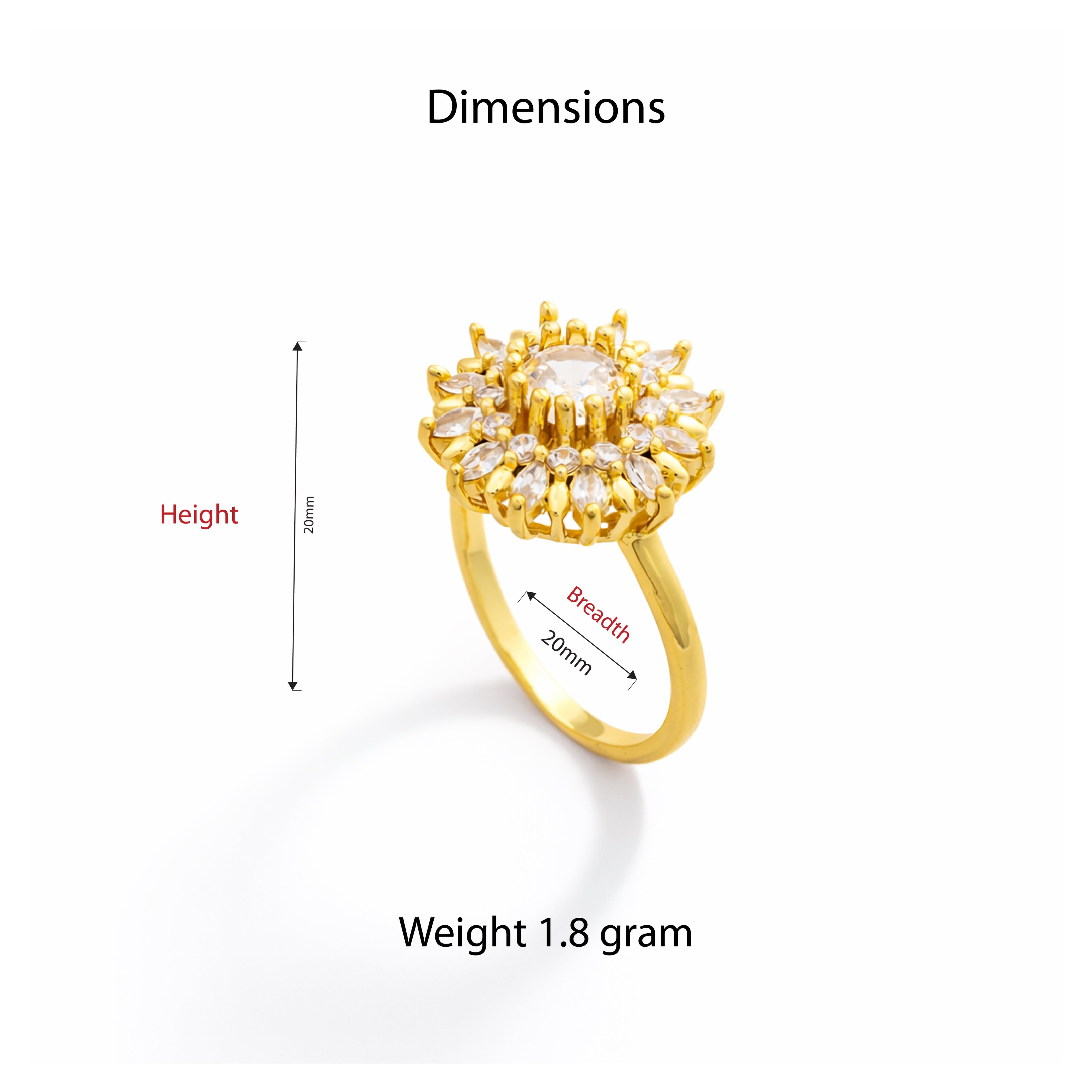 Imperial Bloom Adjustable Ring