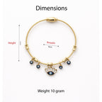 IRA Golden Aura Evil Eye Bangle
