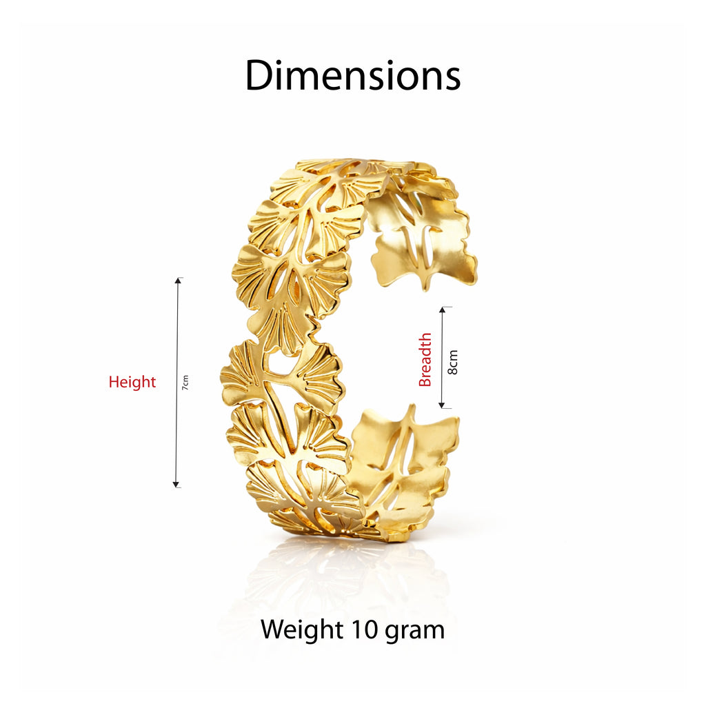 Floral cutwork Bangle