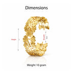 Floral cutwork Bangle