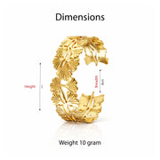 Floral cutwork Bangle