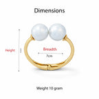Majestic Dual Pearl Bangle